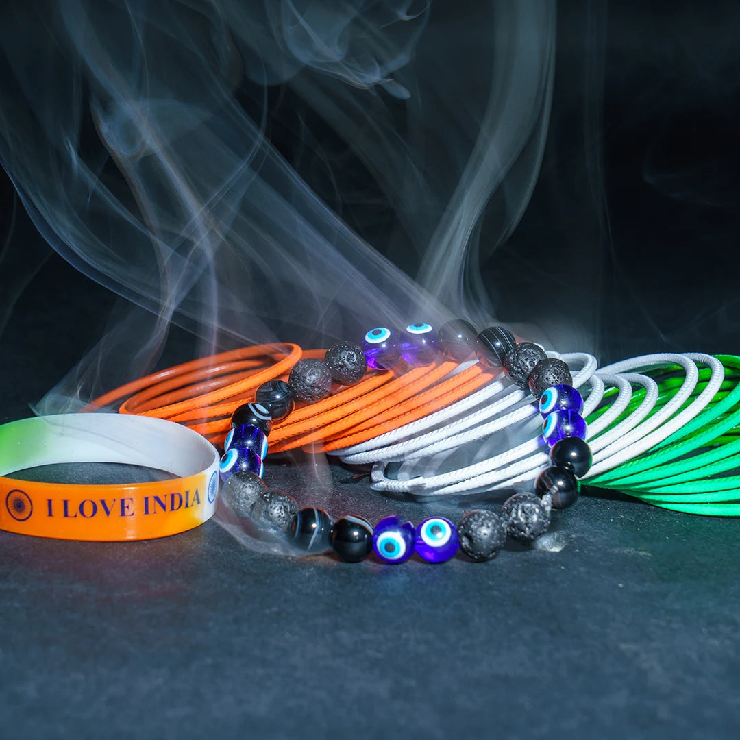 Evil Eye Bracelet for Protection & Positive Energy | Original Crystals | 6mm & 8mm Beads