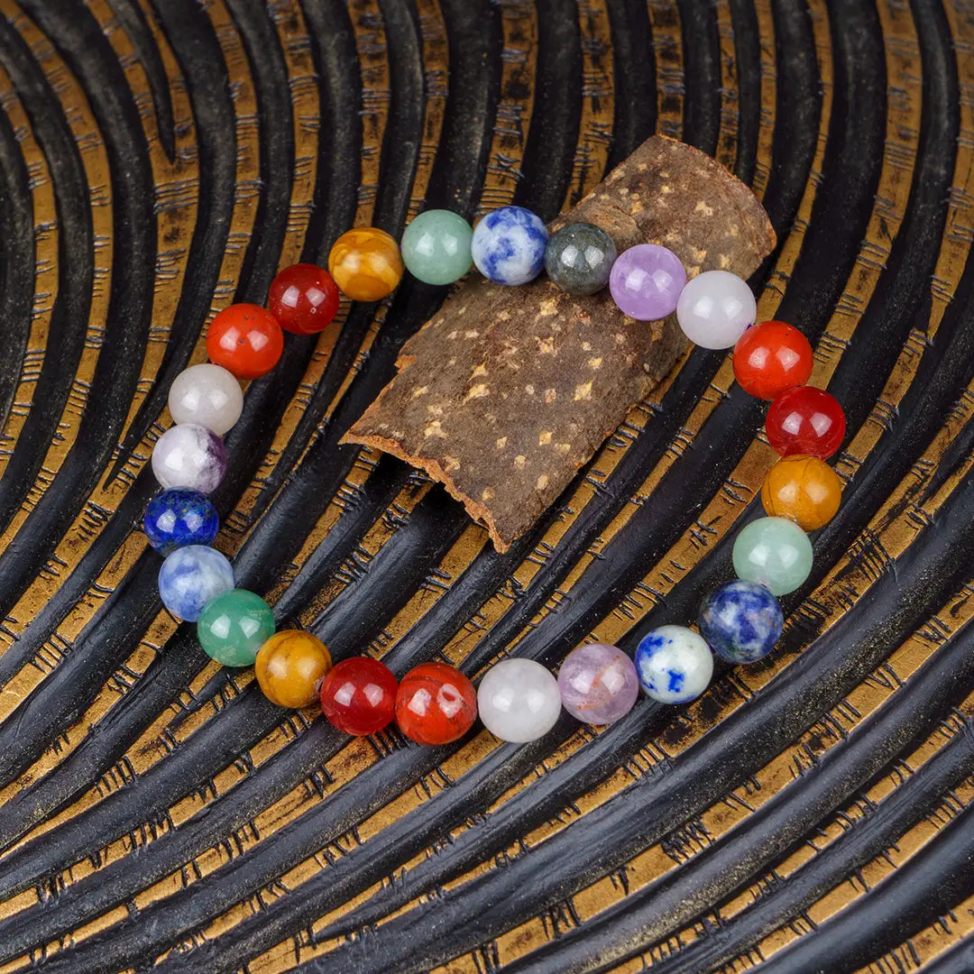 7 Chakra Bracelet For Balance & Healing | Original 6mm & 8mm Beads