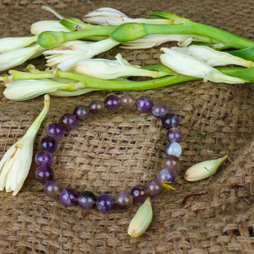 Amethyst Stone Bracelet for Healing & Spiritual Growth | Original Amethyst Stone