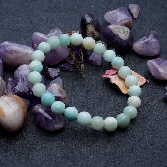 🌊 Aquamarine Stone Bracelet for Calm & Clarity | Original Aquamarine Stone 🌊