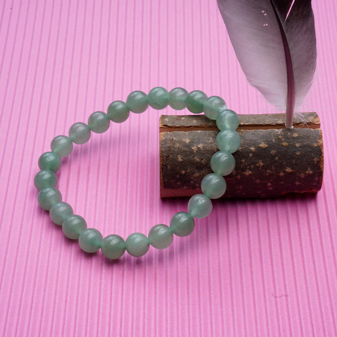 Aventurine Green & Yellow Bracelet for Luck & Prosperity | Original Aventurine Crystal