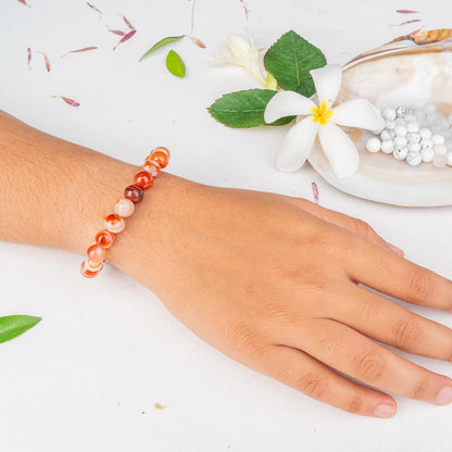 Carnelian Bracelet for Health & Motivation | Original Carnelian Crystal