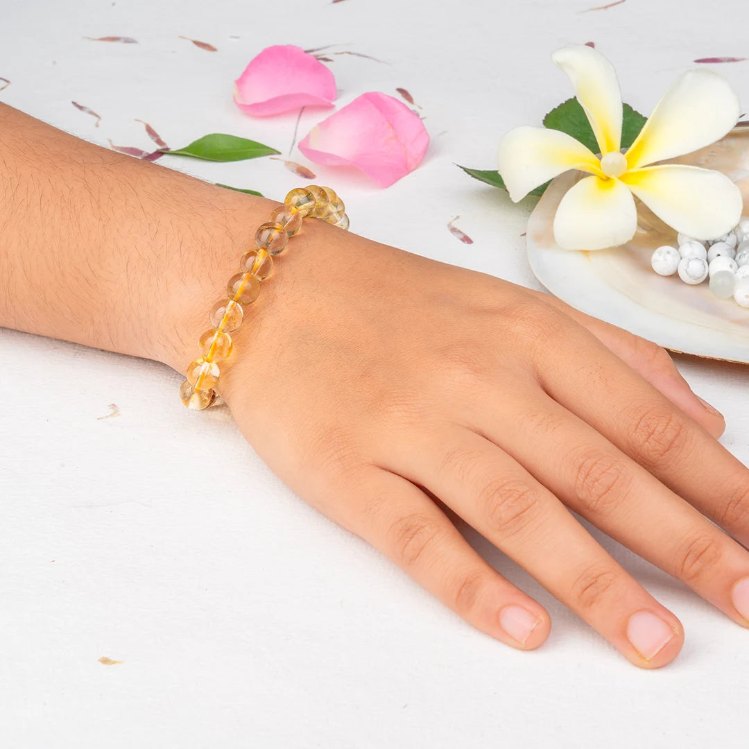 Citrine Bracelet for Abundance & Positive Energy | Original Citrine Crystal