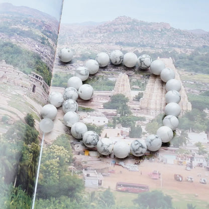 Howlite Bracelet for Calmness & Clarity | Original Howlite Crystal