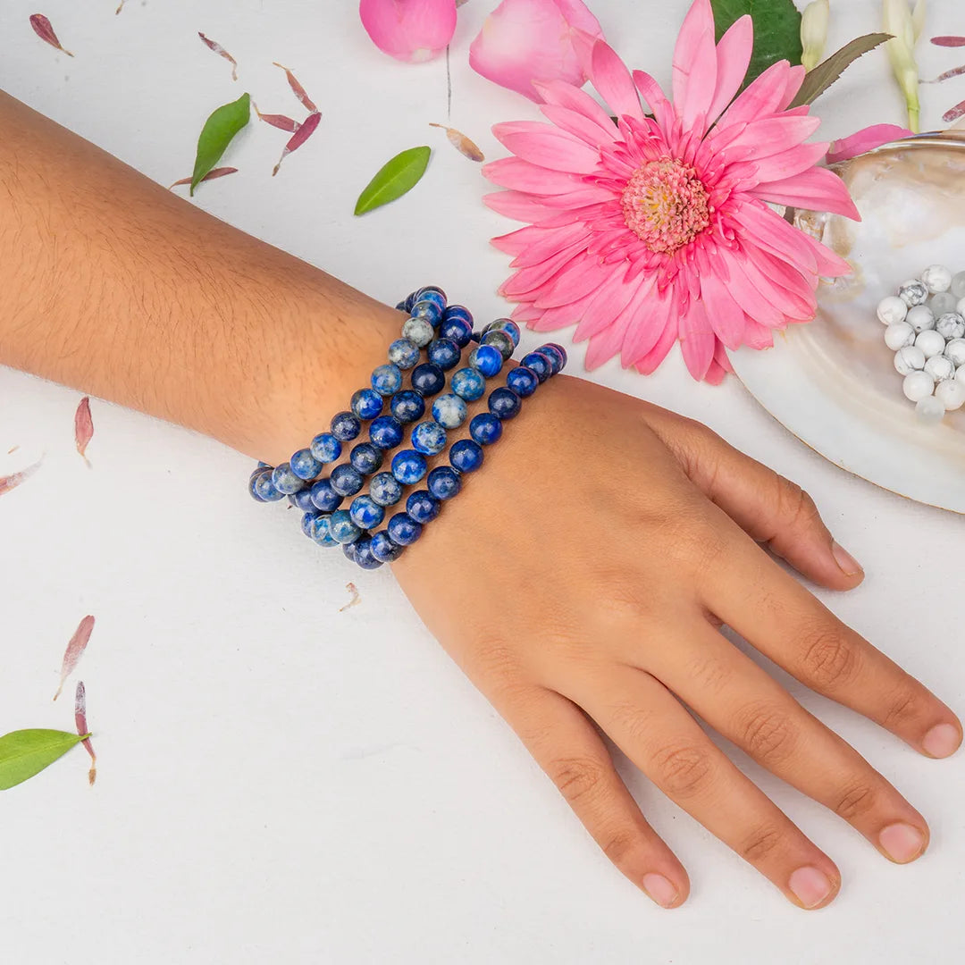 Lapis Lazuli Bracelet for Wisdom & Truth | Original Lapis Crystal