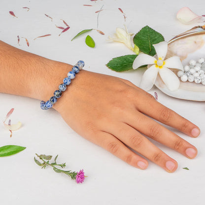 Sodalite Bracelet for Inner Peace & Clarity | Genuine Sodalite Crystal