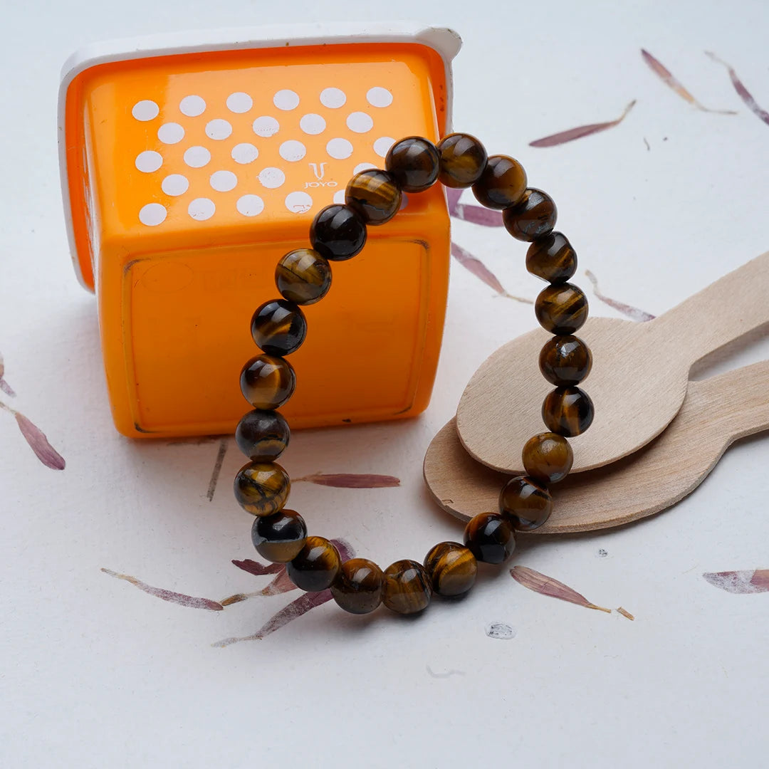 Tiger Eye Bracelet for Courage & Confidence | Genuine Tiger Eye Stone